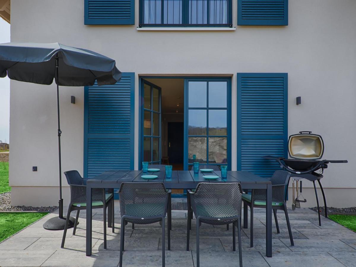 Reetland am Meer - Premium Reetdachvilla mit 3 Schlafzimmern, Sauna und Kamin F27 Dranske Exterior foto